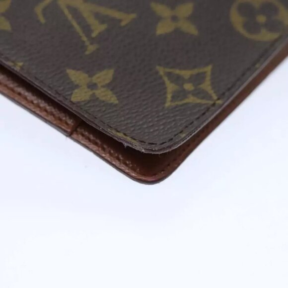 LOUIS VUITTON Monogram Agenda MM Day Planner Cover R20105 LV Auth 72237 - Picture 10 of 13